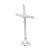 CRUZ DE LATÃO C/ BASE SEAP 57CM - Imagem 2