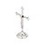 CRUZ DE LATÃO C/ BASE NICKLE 21CM - Imagem 3