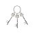 SUPORTE EM FORMA DE 3 CHAVES C/ 6 PINOS - Imagem 1