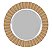 SOUSPLAT EM INOX COM BORDA EM BAMBU 35CM - Imagem 1