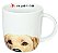 CANECA I LOVE MY PET LABRADOR EM PORCELANA 340ML - Imagem 1