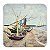 RELOGIO PAREDE CORT 17.5X17.5CM BOATS VG - Imagem 1