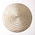 LUGAR AMERICANO DE PLÁSTICO ESPIRAL DOURADO 38cm - Imagem 1