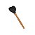 COLHER DE SILICONE C/CABO DE BAMBU HEART PRETO 27cm - Imagem 1