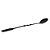 COLHER BAILARINA COM GARFO TRIDENTE EM ACO INOX A23CM COR PRETO - Imagem 1
