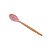 COLHER DE SILICONE C/CABO DE BAMBU CHARMY ROSA 31,5cm - Imagem 1