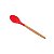 COLHER DE SILICONE C/CABO DE BAMBU CHARMY VERMELHO 31,5cm - Imagem 1