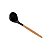 CONCHA DE SILICONE C/CABO DE BAMBU CHARMY PRETO 31cm - Imagem 1