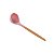 CONCHA DE SILICONE C/CABO DE BAMBU CHARMY ROSA 31cm - Imagem 1