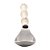 COLHER P/SORVETE AÇO INOX C/CABO PLÁSTICO BAMBU 17,5cm - Imagem 3
