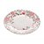 PRATO RASO DE PORCELANA PINK GARDEN 26cm - Imagem 3
