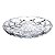 CENTRO MESA DECORATIVO CRISTAL CHUMBO DELI DIAMOND 40x4,5cm - Imagem 1