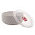 CJ 3 REFRATÁRIOS PORCELANA TAMPA PLÁSTICO 16x8/13x7/10x6cm - Imagem 8