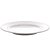 PRATO P/SOBREMESA DE PORCELANA NEW BONE PEARL BRANCO 20cm - Imagem 6