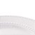 PRATO P/SOBREMESA DE PORCELANA NEW BONE PEARL BRANCO 20cm - Imagem 7