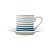 CJ 6 XÍCARAS P/CAFÉ DE PORCELANA STRIPES 90ml - Imagem 3