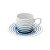 CJ 6 XÍCARAS P/CAFÉ DE PORCELANA STRIPES 90ml - Imagem 2