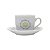 CJ 6 XÍCARAS P/CAFÉ PORCELANA SUPER WHITE COUPE SHAPE 90ml - Imagem 4