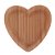 BANDEJA DE BAMBU HEART 12,5x12,5x1,5cm - Imagem 2