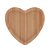 BANDEJA DE BAMBU HEART 17,2x16,3x1,5cm - Imagem 2