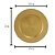 SOUSPLAT DE PLÁSTICO OPALA DOURADO 33cm - Imagem 11