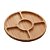 PETISQUEIRA C/5 DIVISÓRIAS DE BAMBU ROUND 25x25x1,6cm - Imagem 1