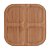 PETISQUEIRA C/4 DIVISÓRIAS DE BAMBU SQUARE 20x20x1,6cm - Imagem 2