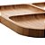 PETISQUEIRA C/4 DIVISÓRIAS DE BAMBU SQUARE 25x25x1,6cm - Imagem 4