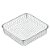 CESTO ORGANIZADOR METAL CROMADO 20x20x5cm - Imagem 1