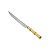 FACA P/PÃO AÇO INOX C/CABO DE PLÁSTICO BAMBU NATURAL 29,4cm - Imagem 1