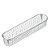 CESTO ORGANIZADOR METAL CROMADO 30x7x5,5cm - Imagem 1