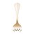CJ 6 GARFOS P/MESA DE AÇO INOX POSITANO DOURADO 20cm - Imagem 3
