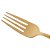 CJ 6 GARFOS P/MESA DE AÇO INOX POSITANO DOURADO 20cm - Imagem 4