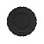 SOUSPLAT DE PLÁSTICO MERIDA PRETO 33cm - Imagem 2