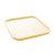 CJ 2 PRATOS PORCELANA NÓRDICA AMARELO MATT 21x21x2cm - Imagem 1