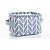 CESTO ORGANIZADOR DE POLIÉSTER RETANGULAR CHEVRON 18x14x12cm - Imagem 1