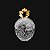 POTICHE DECORATIVO CRISTAL CHUMBO PINEAPPLE 10,5x15,5cm - Imagem 2