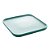 CJ 2 TRAVESSAS PORCELANA NÓRDICA MENTA MATT 25x25x2cm - Imagem 1