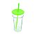 COPO VIDRO SODO-CÁLCICO C/TAMPA CANUDO SILICONE HAVAÍ 640ml - Imagem 1
