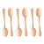 CJ 6 COLHERES P/CAFÉ DE AÇO INOX POSITANO ROSÉ 12cm - Imagem 2