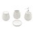 CJ 4PC P/BANHEIRO DE CERÂMICA CLASSIC BRANCO - Imagem 2