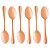 CJ 6 COLHERES P/SOBREMESA DE AÇO INOX POSITANO ROSÉ 18cm - Imagem 2
