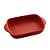 TRAVESSA PORCELANA NÓRDICA VERMELHO MATT 23x13x4cm - Imagem 2