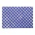 LUGAR AMERICANO DE PLÁSTICO LOSANGO AZUL E BRANCO 43x30cm - Imagem 1