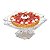 CENTRO MESA DECORATIVO C/PÉ CRISTAL METROPOLITAN 28x13,5cm - Imagem 8