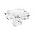 CENTRO MESA DECORATIVO C/PÉ CRISTAL METROPOLITAN 28x13,5cm - Imagem 4