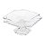 CENTRO MESA DECORATIVO C/PÉ CRISTAL METROPOLITAN 28x13,5cm - Imagem 1