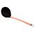 CONCHA DE NYLON PRETA C/CABO DE AÇO INOX ROSÉ 30cm - Imagem 1