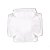 CJ 6 PRATOS DE CRISTAL METROPOLITAN 18x18x2cm - Imagem 3
