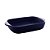 TRAVESSA PORCELANA NÓRDICA AZUL ESCURO MATT 23x13x4cm - Imagem 1